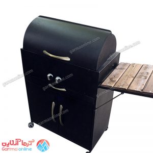 باربیکیو گازی درب ۲ تکه کابینتی